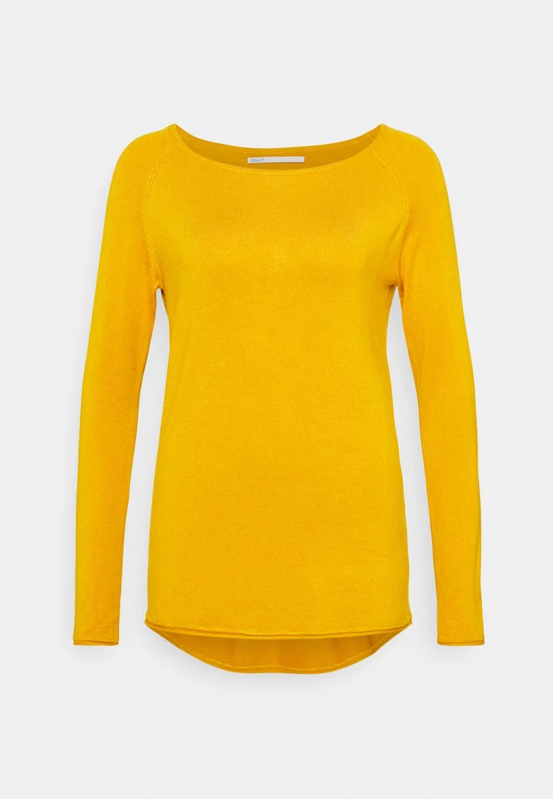 Angebote ⭐ ONLY Petite Damen ONLMILA LACY LONG - Strickpullover - Golden Yellow ❤️ – Bild 4