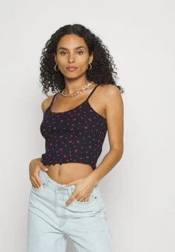 Billig 😀 ONLY Petite Damen ONLFLOWER SINGLET - Top - Night Sky 🥰