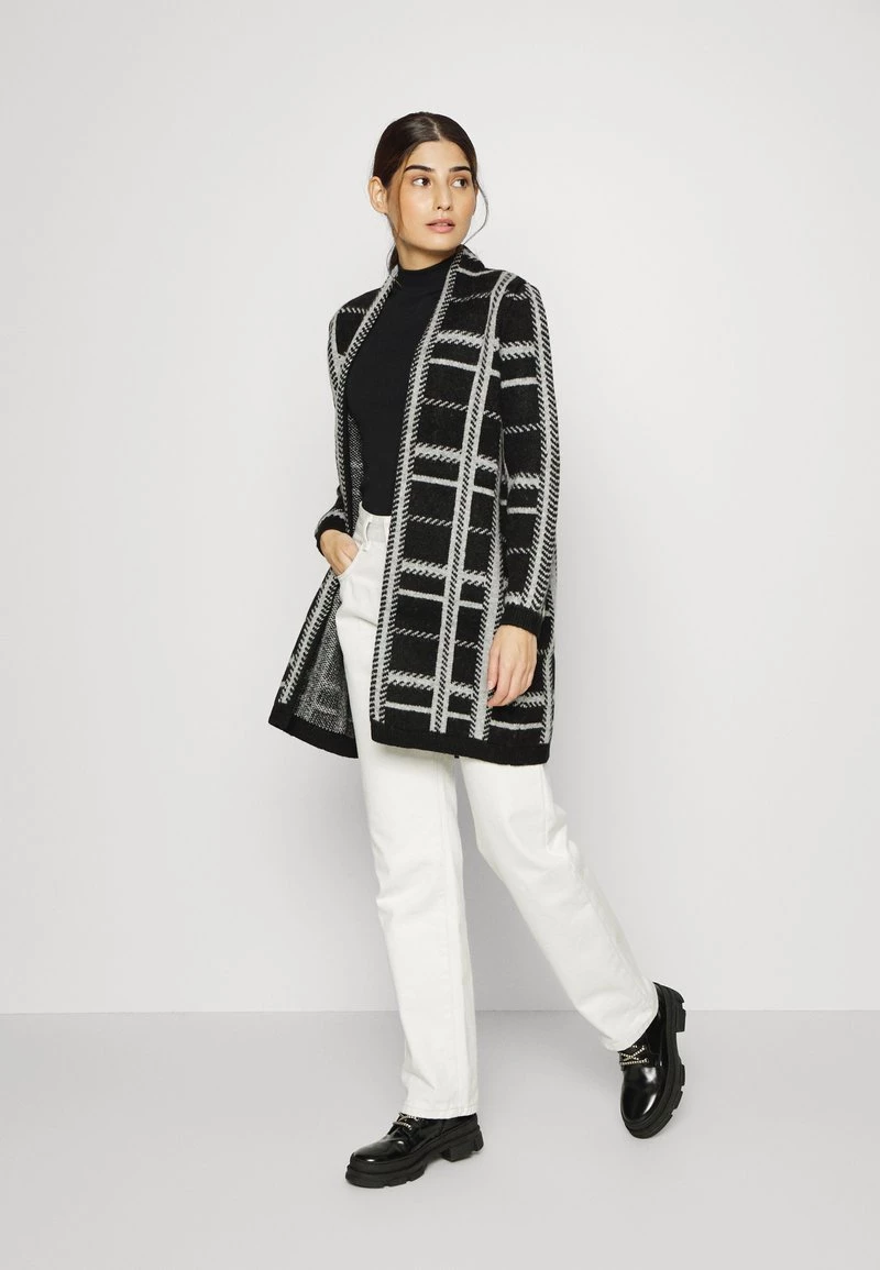 Neu 😀 ONLY Petite Damen ONLBERNA LONG OPEN - Strickjacke - Black ✔️ – Bild 2