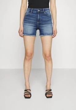 Top 10 ⭐ ONLY Petite ONLBLUSH LIFE MID RAW - 👖 Jeans Shorts - Medium Blue Denim | Damen 🤩