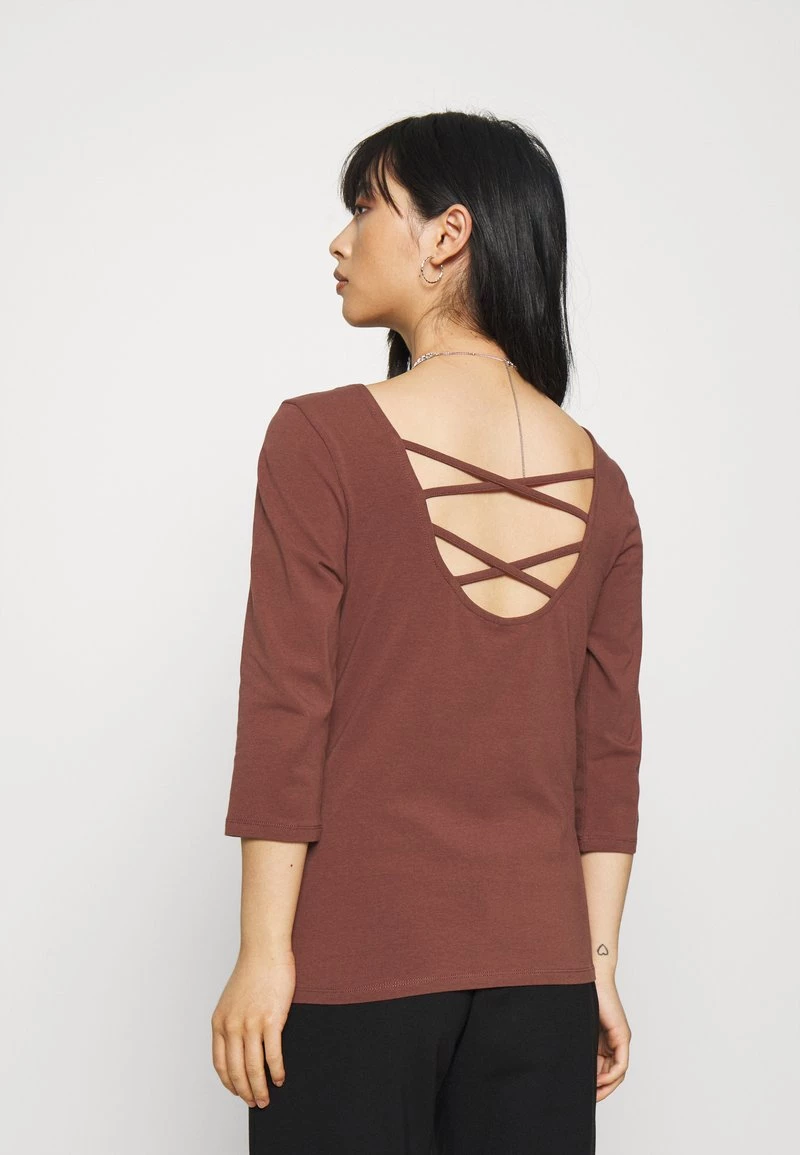 Aktion 👍 ONLY Petite Damen ONLLIVE LOVE - Langarmshirt - Red 🎁 – Bild 3