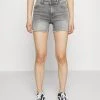 Besorgen 🤩 ONLY Petite Damen ONLBLUSH LIFE MID RAW - 👖 Jeans Shorts - Grey Denim ⌛
