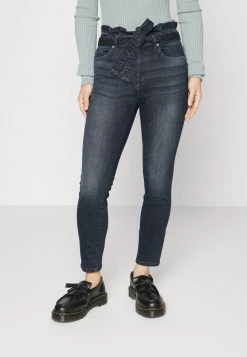 Bestes Angebot 😍 ONLY Petite Damen ONLHUSH LIFE MID PAPERBAG - 👖 Jeans Skinny Fit - Blue Black Denim ⌛