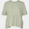 Brandneu ⭐ ONLY Petite Damen ONLOLIVIA - T-Shirt Basic - Desert Sage Solid 👍