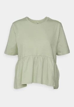 Brandneu ⭐ ONLY Petite Damen ONLOLIVIA - T-Shirt Basic - Desert Sage Solid 👍