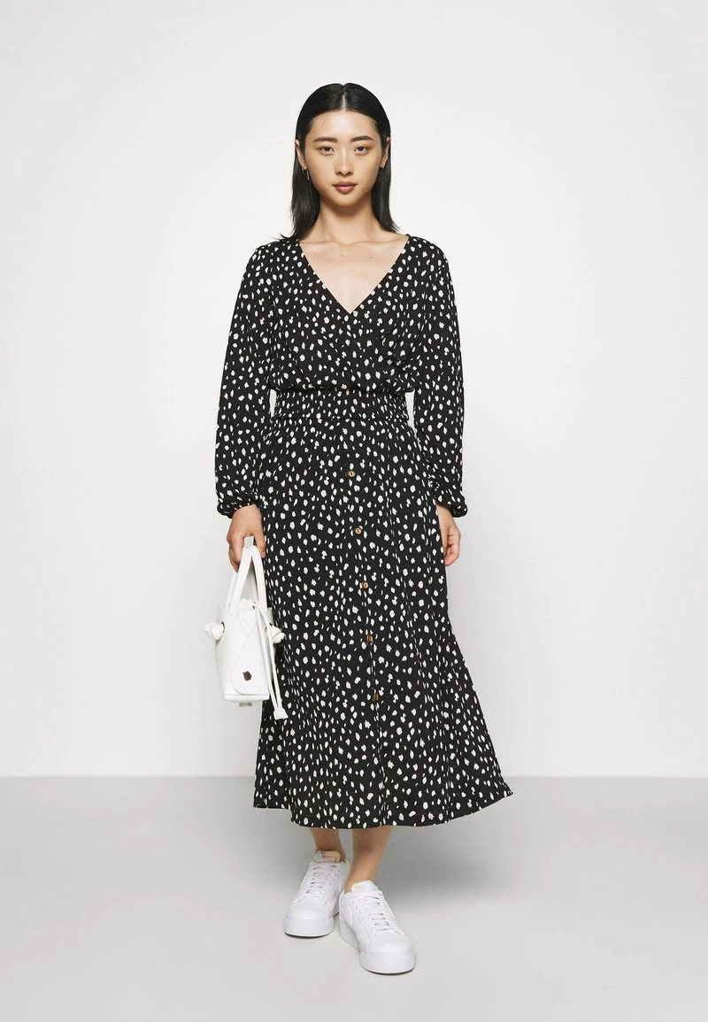 Brandneu 💯 ONLY Petite Damen ONLPELLA BUTTON 👗 SKIRT - A-Linien-Rock - Black 😀 – Bild 2