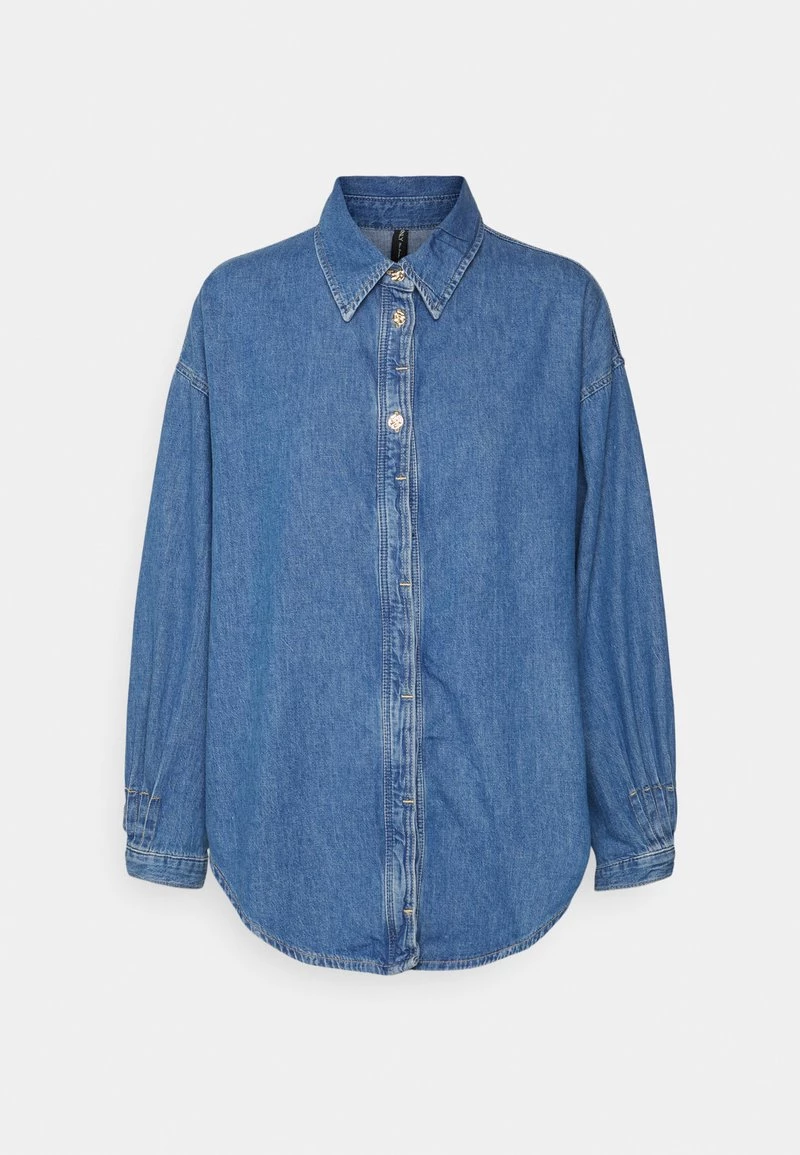 Besorgen ✔️ ONLY Petite Damen ONLASPEN LIFE - Hemdbluse - Medium Blue Denim 🎉 – Bild 5