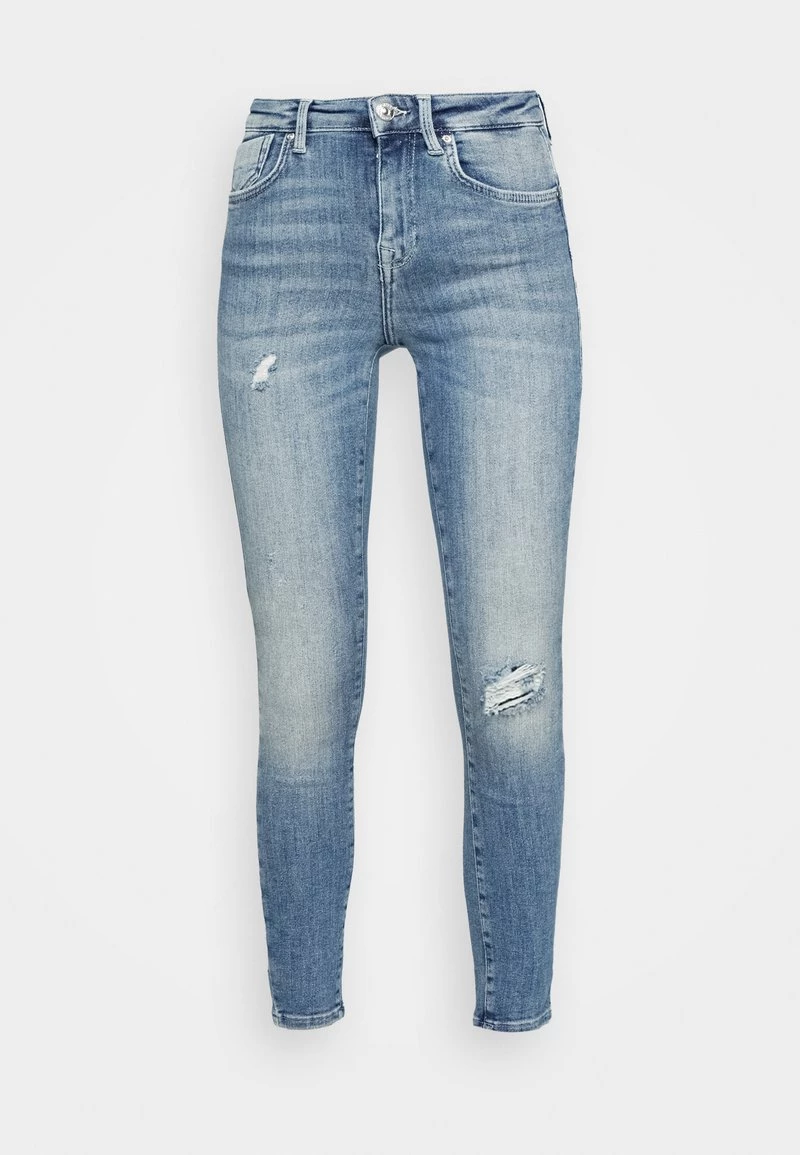 Neu 🤩 ONLY Petite Damen ONLPOWER MID PUSH UP PETIT - 👖 Jeans Skinny Fit - Medium Blue Denim 👍 – Bild 5