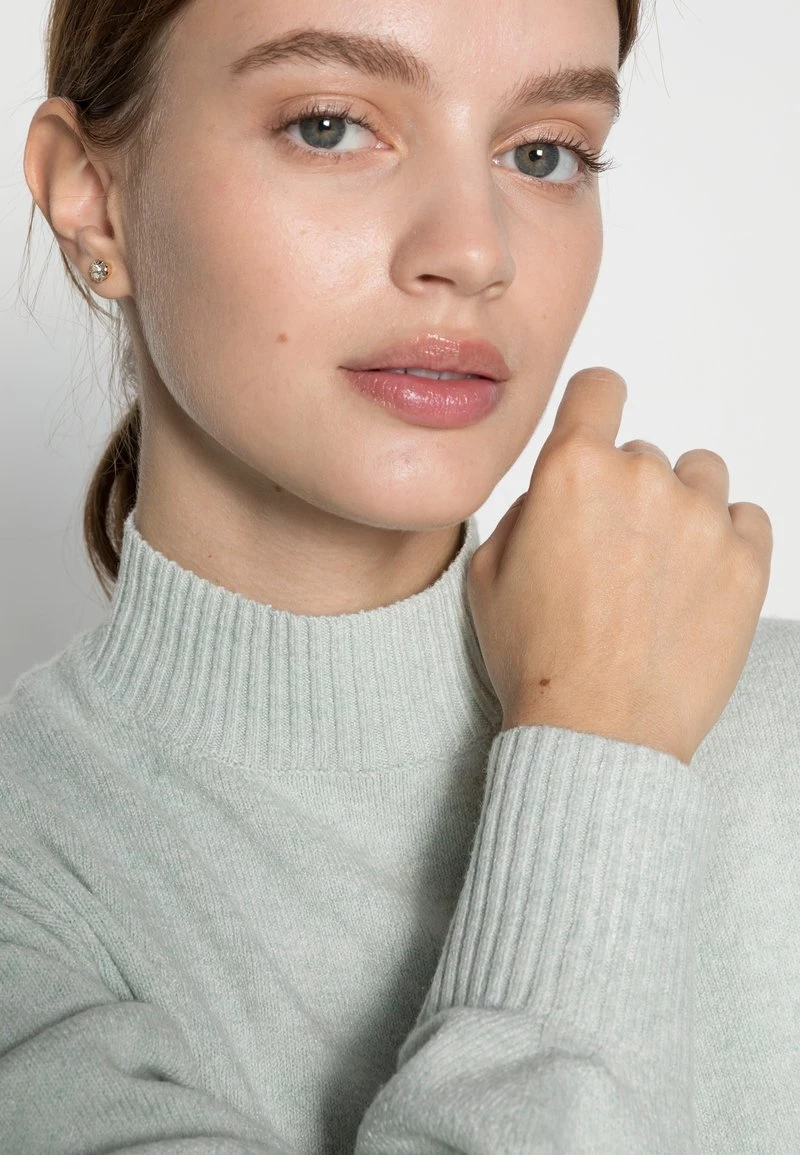 Am billigsten 🤩 ONLY Petite Damen ONLCARI LIFE HIGHNECK - Strickpullover - Mercury ✔️ – Bild 5