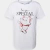 Neu 🔔 ONLY Petite Damen ONLARISTOCAT - T-Shirt Print - White 👏