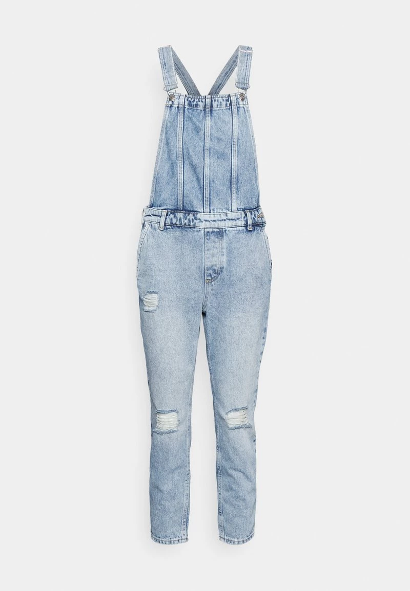 Beste Bewertungen von 🔔 ONLY Petite Damen ONLPERCY LIFE - Latzhose - Light Blue Denim ❤️