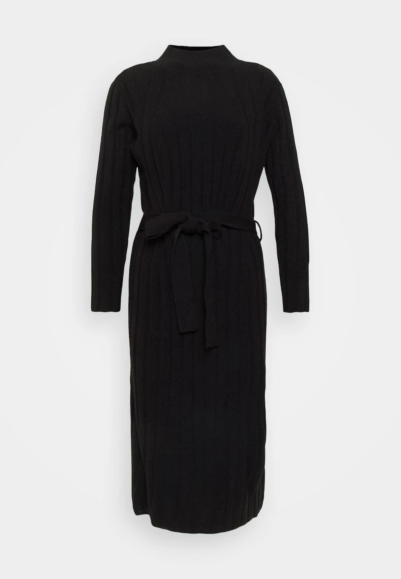 Besorgen 🔥 ONLY Petite Damen ONLNEW TESSA O-NECK 👗 DRESS - Strickkleid - Black 🎁 – Bild 4