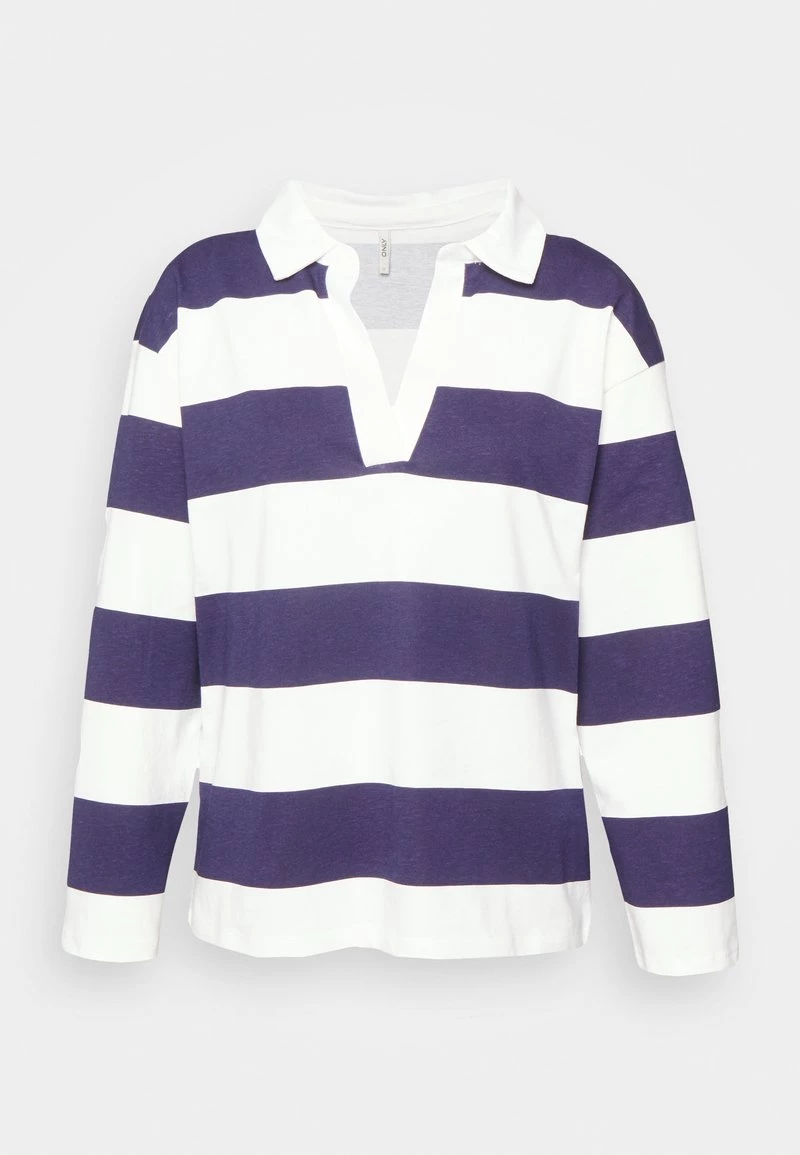 Schlussverkauf ✔️ ONLY Petite Damen ONLKIA - Langarmshirt - Cloud Dancer/evening Blue 🛒