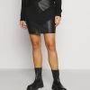 Neu 😍 ONLY Petite Damen ONLVIOLA MIX 👗 SKIRT - Minirock - Black 🥰