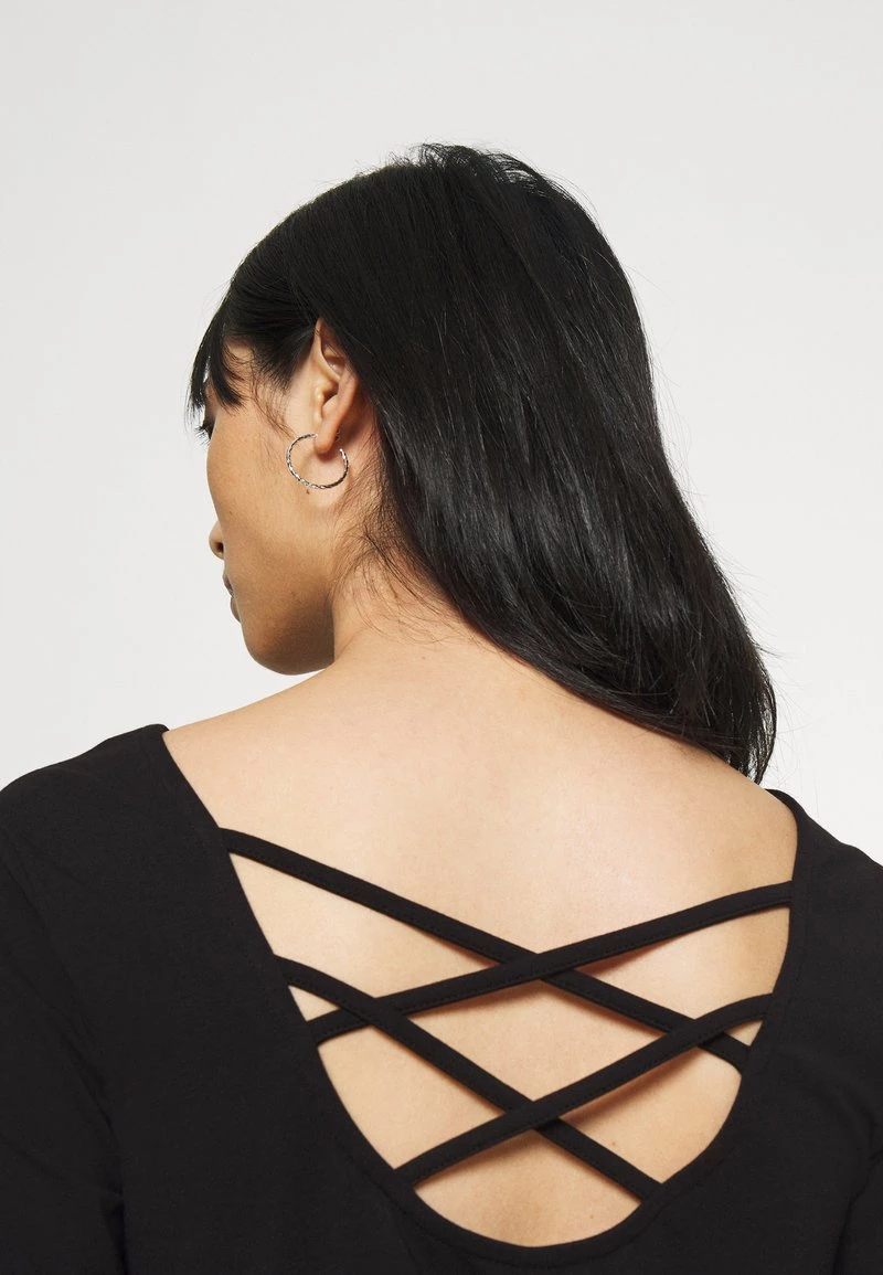 Brandneu ✔️ ONLY Petite Damen ONLLIVE LOVE SKATER 👗 DRESS - Jerseykleid - Black ⌛ – Bild 4