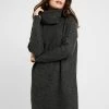 Blitzangebot 🔥 ONLY Petite ONLJANA 👗 DRESS - Strickkleid - Dark Grey Melange | Damen 😉