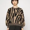 Rabatt 🤩 ONLY Petite ONLTRINA - Strickpullover - Toasted Coconut/black | Damen ✨