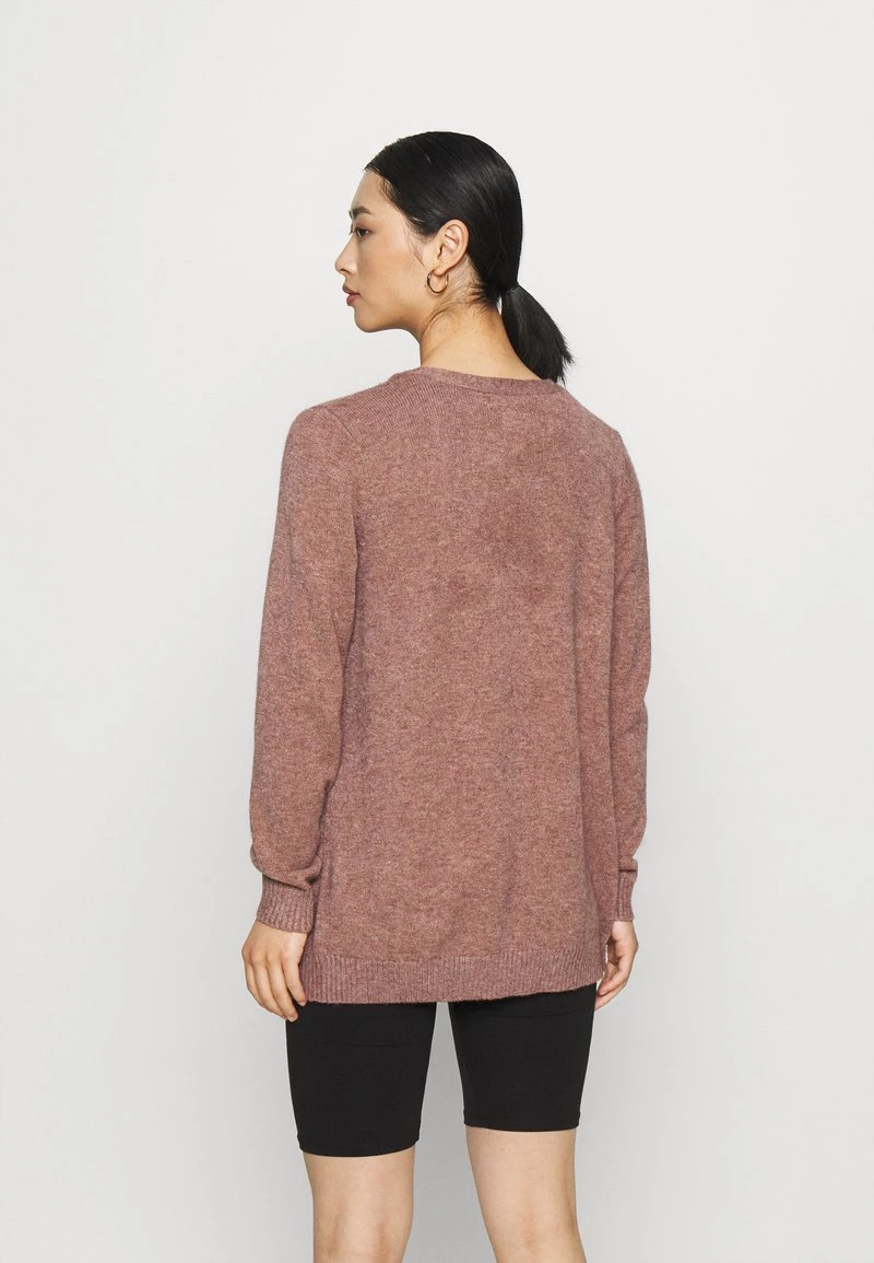 Bestpreis 🤩 ONLY Petite ONLLESLY OPEN CARDIGAN - Strickjacke - Rose Brown Melange | Damen 🎉 – Bild 3