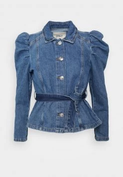 Am billigsten 🤩 ONLY Petite Damen ONLJULES LIFE BELT - 👖 Jeansjacke - Medium Blue Denim 🔥