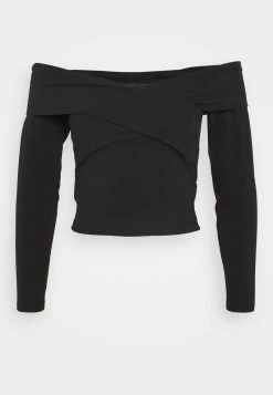 Top 10 🛒 ONLY Petite Damen ONYSELINA OFFSHOULDER - Langarmshirt - Black 🎉