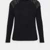 Bestes Angebot 😀 ONLY Petite Damen ONLKIRA MIX - Strickpullover - Black 🎁