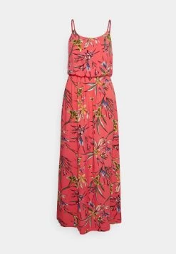 Rabatt 🎁 ONLY Petite ONLNOVA LIFE 👗 DRESS - Maxikleid - Mineral Red Bright Tropical | Damen 🧨
