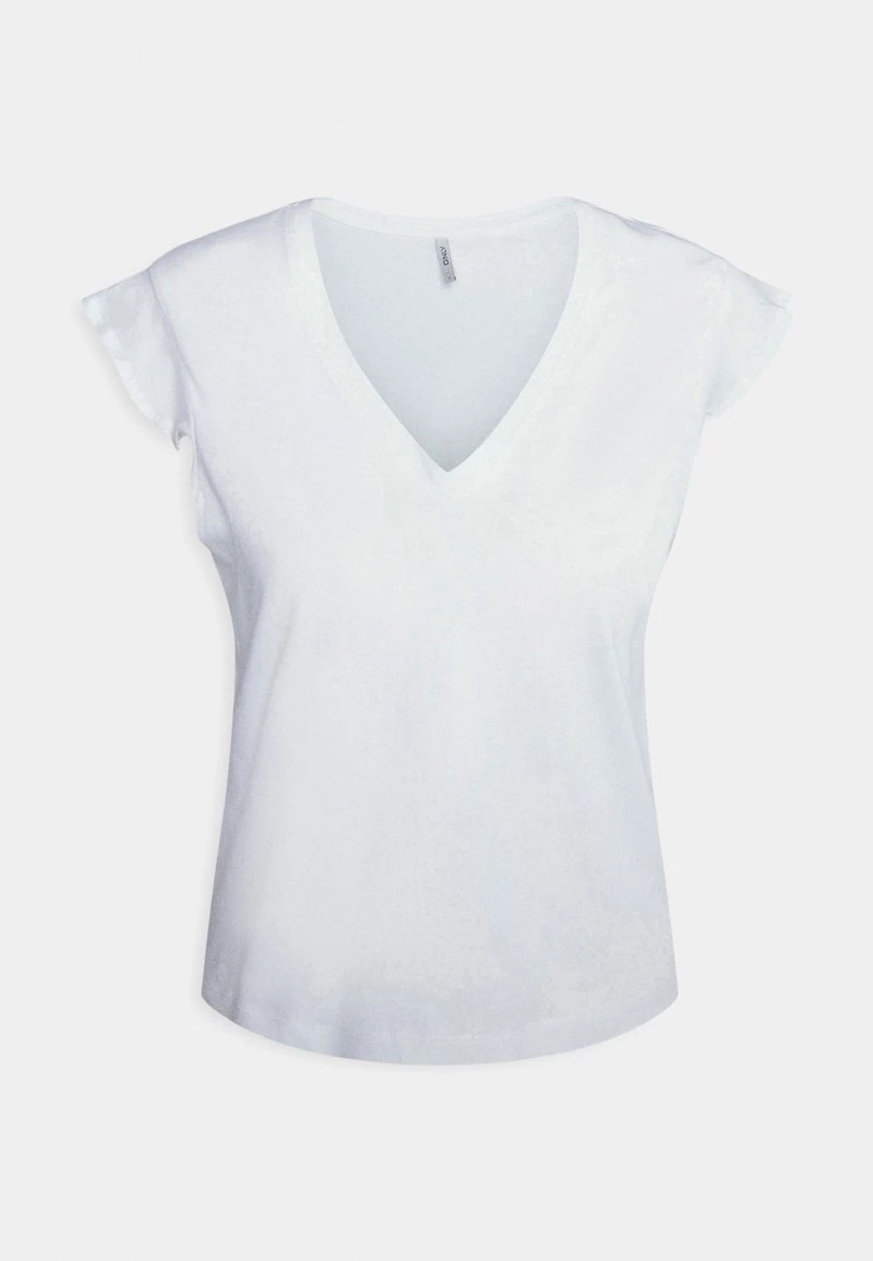 Schlussverkauf ✔️ ONLY Petite Damen ONLMAY FRILL 2 PACK - T-Shirt Print - Cloud Dancer/black 😉