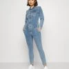 Coupon 🔔 ONLY Petite Damen ONLINC CALLI ZIP - Jumpsuit - Light Blue Denim 😍