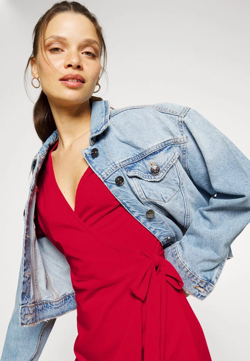 Coupon 😀 ONLY Petite Damen ONLMAY 👗 DRESS - Jerseykleid - Urban Red 😉 – Bild 4