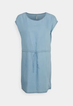 Rabatt 👏 ONLY Petite Damen ONLPEMA MAY LIFE 👗 DRESS - Freizeitkleid - Light Blue Denim 💯