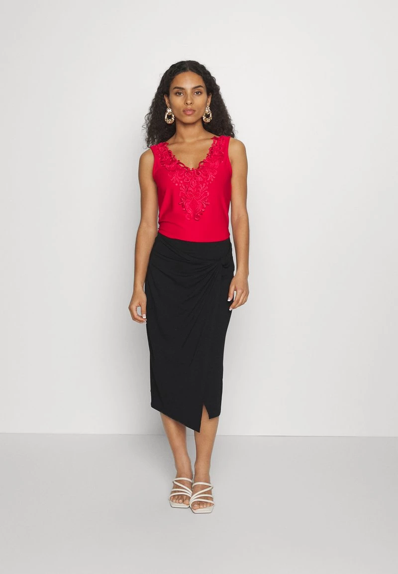 Bester Verkauf 🎉 ONLY Petite Damen ONLNIDA - Top - Mars Red 🎉 – Bild 2