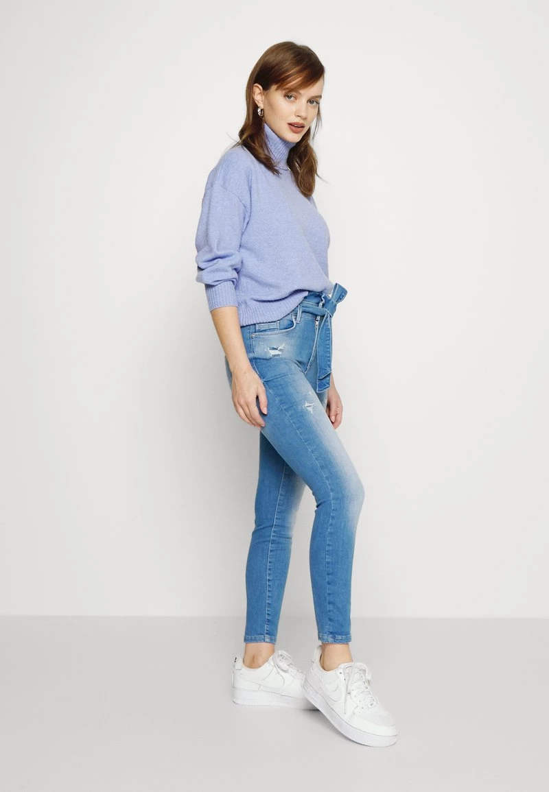 Aktion 😀 ONLY Petite Damen ONLHUSH LIFE - 👖 Jeans Skinny Fit - Medium Blue Denim 😍 – Bild 4