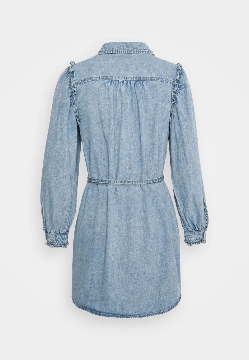 Brandneu ✔️ ONLY Petite Damen ONLHARLOW LIFE 👗 DRESS - 👖 Jeanskleid - Light Blue Denim 💯 – Bild 2