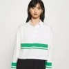 Top 10 🥰 ONLY Petite Damen ONLLIMA - Poloshirt - White/green ✔️