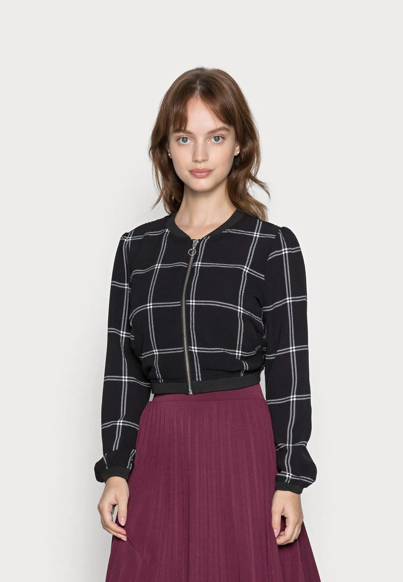 Brandneu 💯 ONLY Petite Damen ONLNOVA LUX LOUNGE - Bomberjacke - Black 🎁