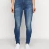 Top 10 ⭐ ONLY Petite ONLFPAOLA DESTROY PETITE - 👖 Jeans Skinny Fit - Medium Blue Denim | Damen 👏