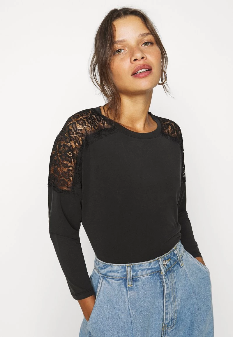 Schlussverkauf 😉 ONLY Petite ONLFREE LIFE MIX - Bluse - Black | Damen 🌟 – Bild 4