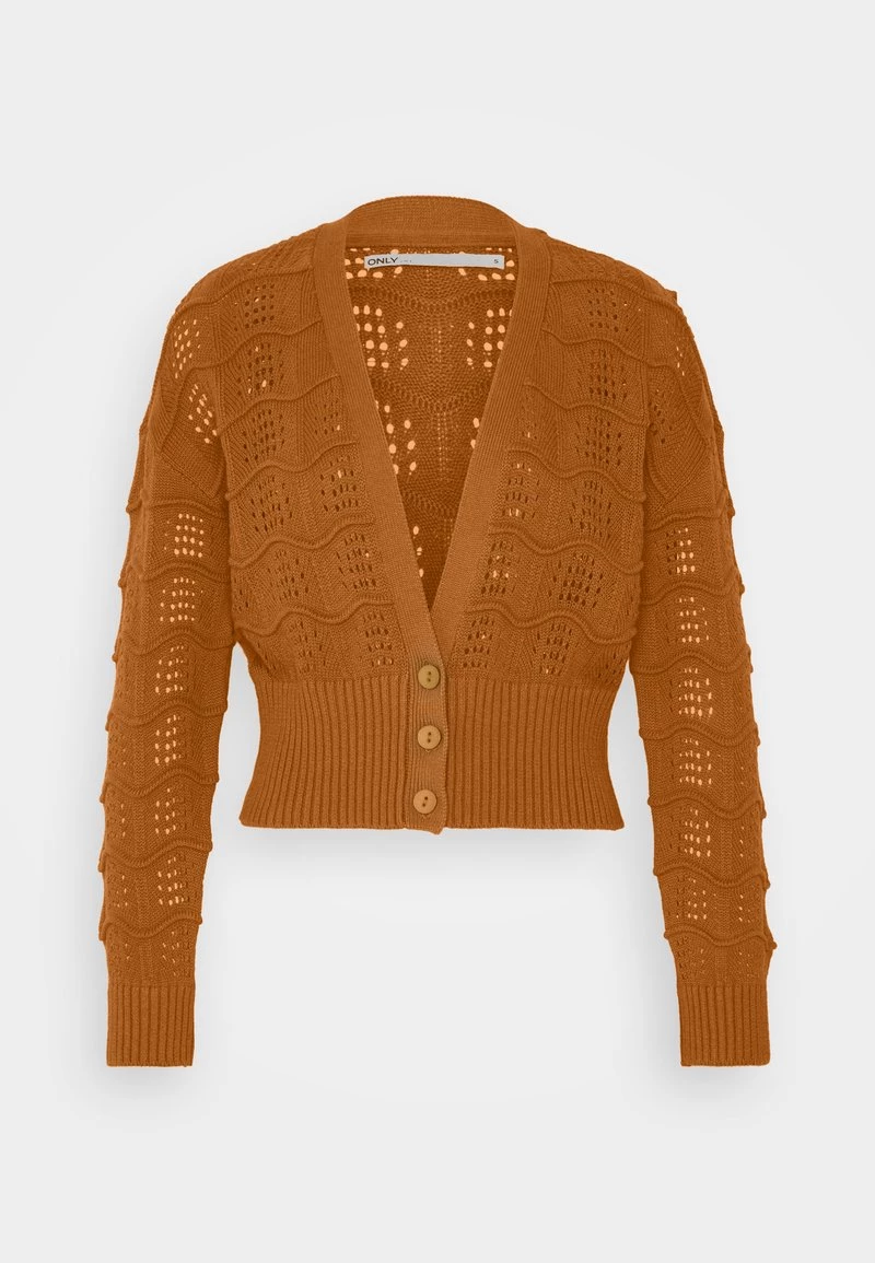 Bestpreis 🎉 ONLY Petite Damen ONLGABRIELLE LIFE - Strickjacke - Pumpkin Spice ✨ – Bild 5