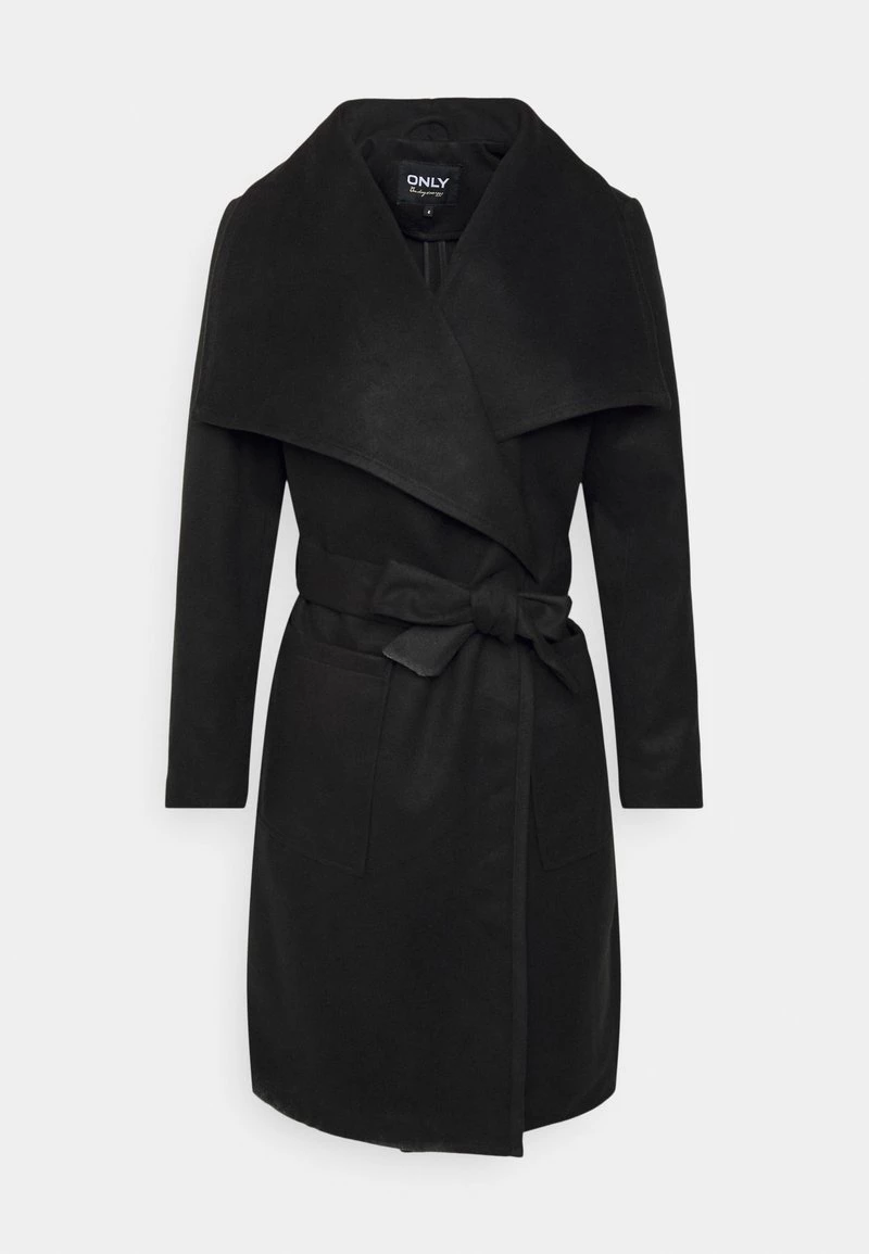 Bestpreis ⭐ ONLY Petite Damen ONLNEWPHOEBE DRAPY 🧥 COAT - Klassischer Mantel - Black ⭐ – Bild 6