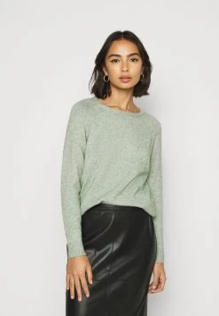 Bestes Angebot 🎁 ONLY Petite ONLLESLY KINGS - Strickpullover - Basil Melange | Damen 😍
