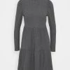 Budget ❤️ ONLY Petite ONLNELLA 👗 DRESS PETITE - Strickkleid - Dark Grey Melange | Damen 🌟