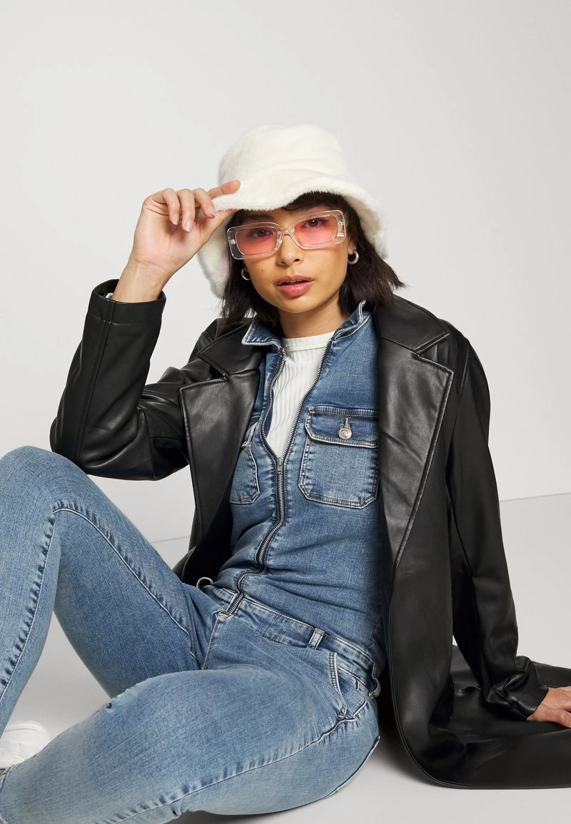 Coupon 🔔 ONLY Petite Damen ONLINC CALLI ZIP - Jumpsuit - Light Blue Denim 😍 – Bild 4