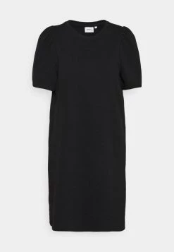 Budget 🎉 ONLY Petite Damen ONLDIANNA LIFE O-NECK 👗 DRESS - Freizeitkleid - Black 🌟