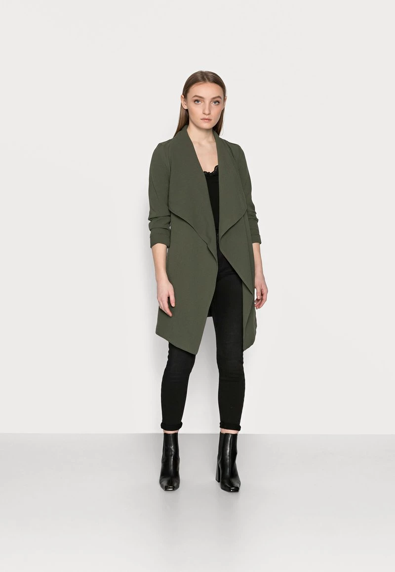 Bestes Angebot 🤩 ONLY Petite Damen ONLRUNA SPRING 🧥 COAT - Kurzmantel - Forest Night 🥰 – Bild 2