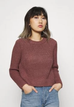 Bestes Angebot 😀 ONLY Petite Damen ONLFIONA - Strickpullover - Rose Brown 🎁