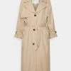 Am billigsten 💯 ONLY Petite Damen ONLCHLOE SINGLE - Trenchcoat - Tannin ⭐