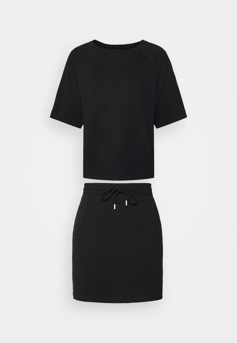 Brandneu 🛒 ONLY Petite Damen ONLDREAMER LIFE KEY SET - T-Shirt Basic - Black ✔️