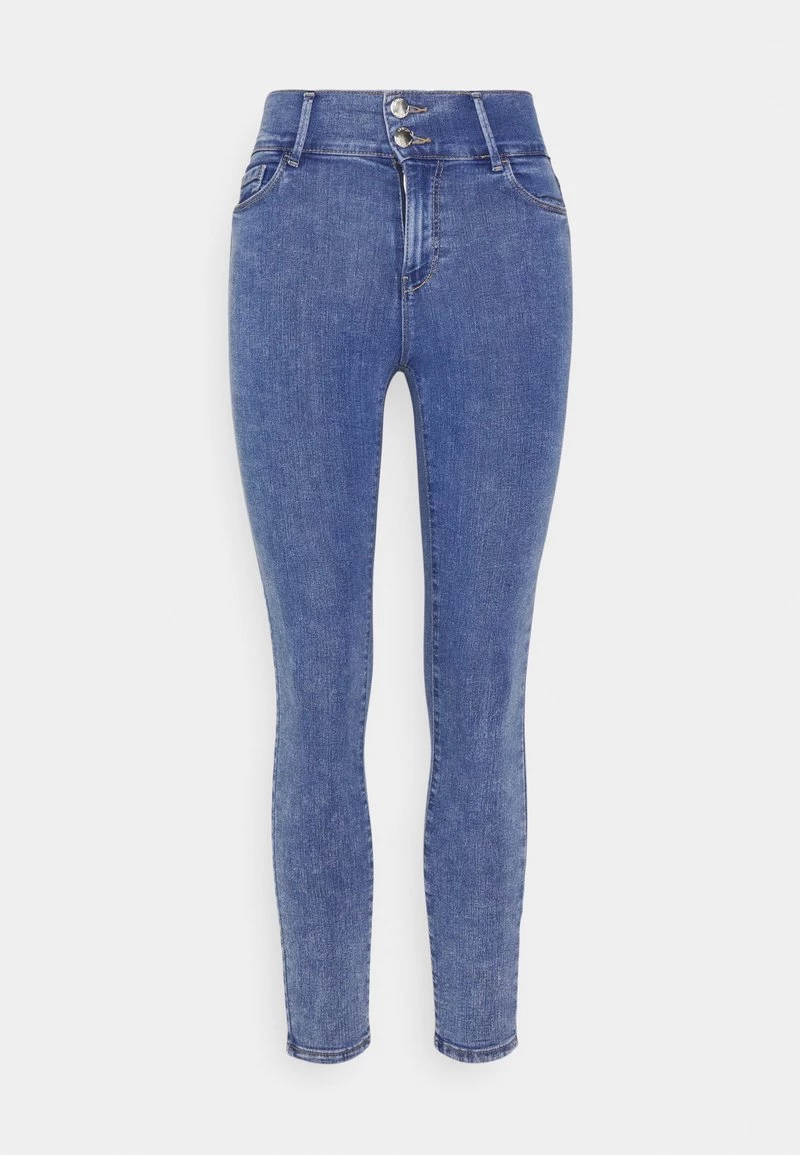 Brandneu 👏 ONLY Petite ONLRAIN LIFE - 👖 Jeans Skinny Fit - Medium Blue Denim | Damen ✔️