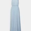 Rabatt ⌛ ONLY Petite Damen ONLPEMA LIFE LONG 👗 DRESS - Maxikleid - Light Blue Denim ❤️