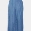 Brandneu 👍 ONLY Petite Damen ONLBEA CALY LIFE ELASTIC WIDE - Stoffhose - Medium Blue Denim ✔️